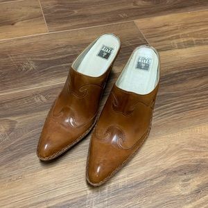 Frye Leather Mules